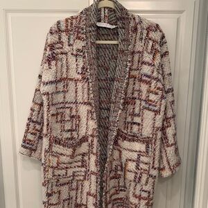 Hunter Bell Vibrant Knit Sweater Coat